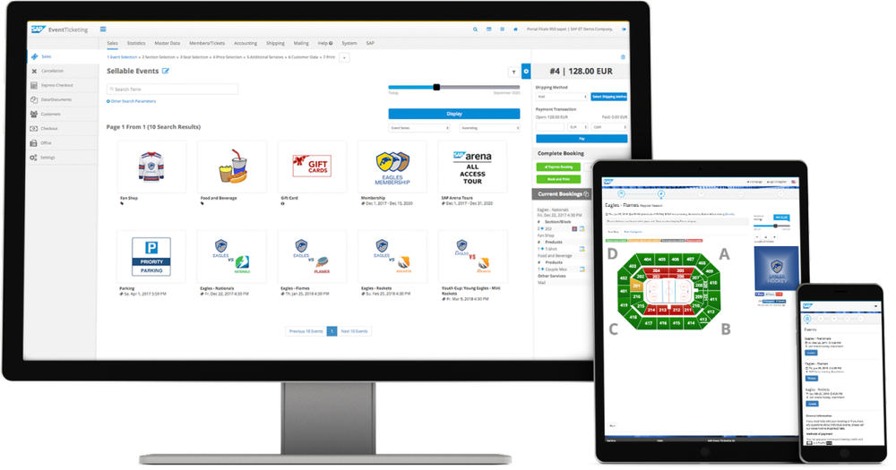 SAP Event Ticketing Screenshot 1
