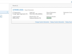 SAP Global Trade Services Screenshot 1