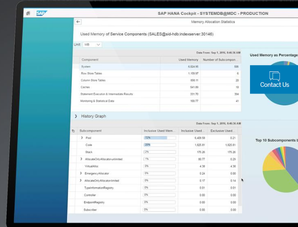 SAP HANA Cloud Screenshot 1