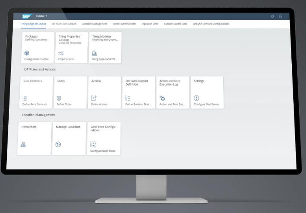 SAP Internet of Things Screenshot 1