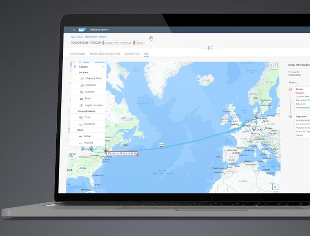 SAP Logistics Business Network Screenshot 1