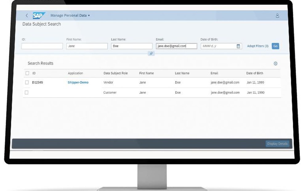 SAP Personal Data Manager Screenshot 1