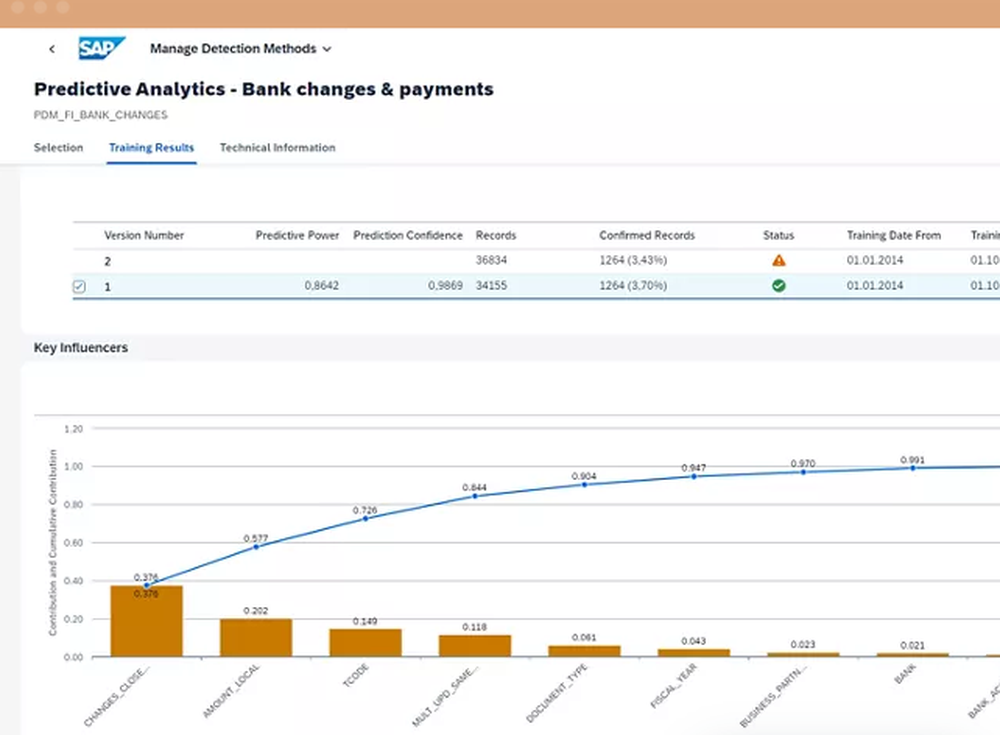 SAP Business Integrity Screening Screenshot 1
