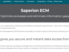 Saperion ECM Screenshot 1