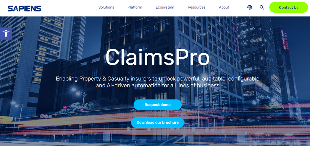 Sapiens ClaimsPro Screenshot 1