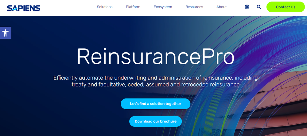 Sapiens ReinsurancePro Screenshot 1