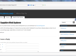 Sapphire Web Explorer Pre-Alpha 1.0.0.3