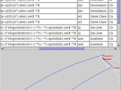Sample traceroute