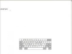 Using Notepad with soft keyboard open
