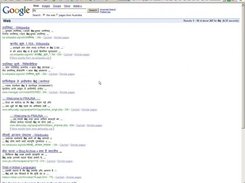 Results of Google search