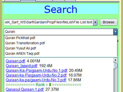 Searching for a file with the given name