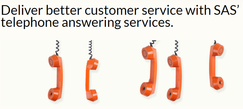 Specialty Answering Service (SAS) Screenshot 1