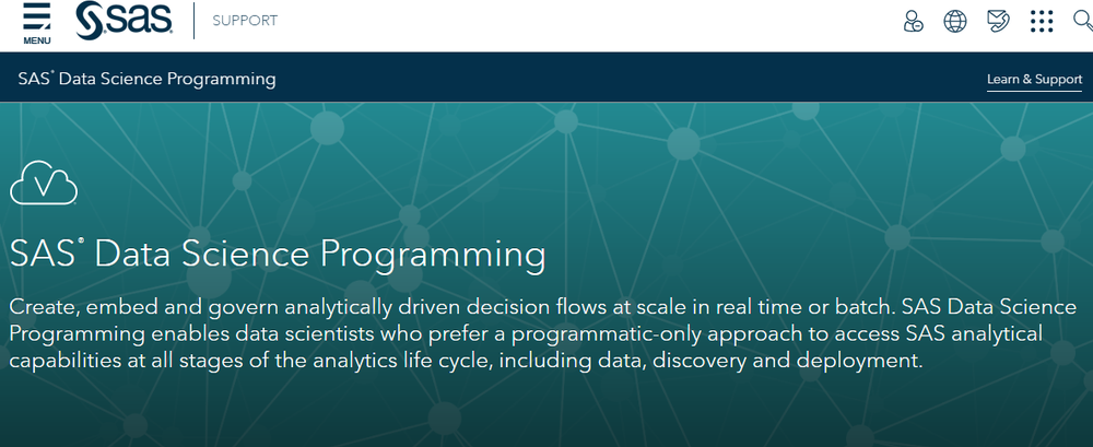 SAS Data Science Programming Screenshot 1