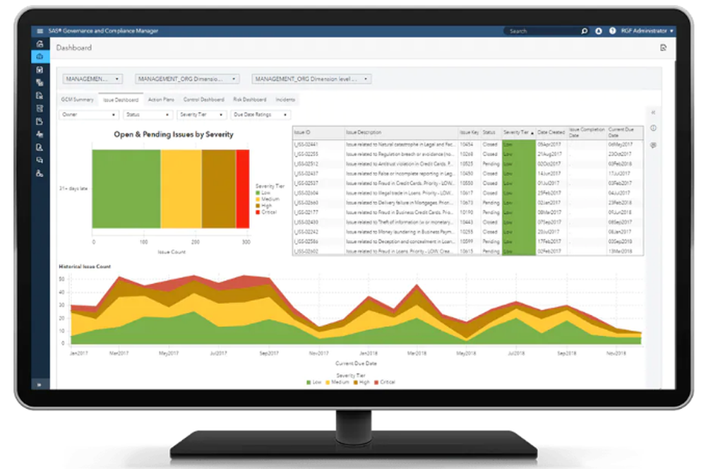 SAS Governance and Compliance Manager Screenshot 1