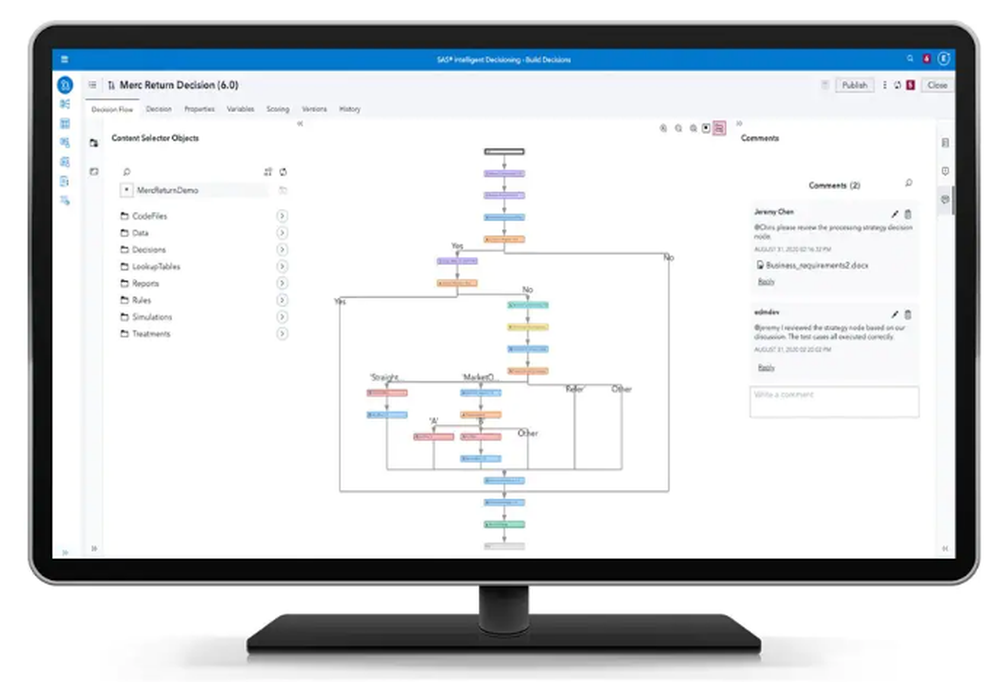 SAS Intelligent Decisioning Screenshot 1