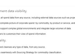 SAS Spend Analysis Screenshot 1