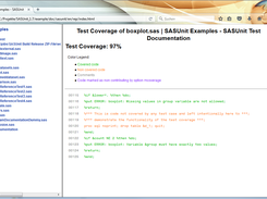 Test documentation: code coverage