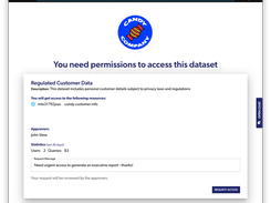 Self Service Dataset Access Request