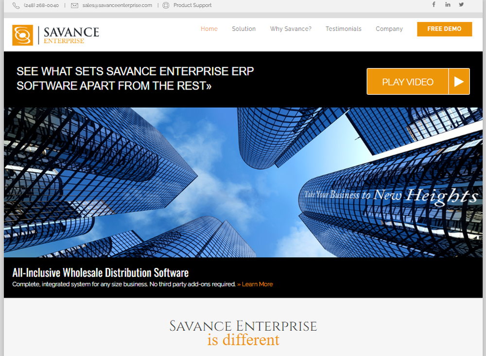 Savance Enterprise Screenshot 1