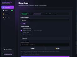 SaveJet Desktop Screenshot 1
