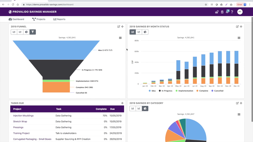 Savings Manager Screenshot 1