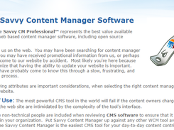 Savvy Content Manager Screenshot 1