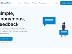 SavvyIdeas home page