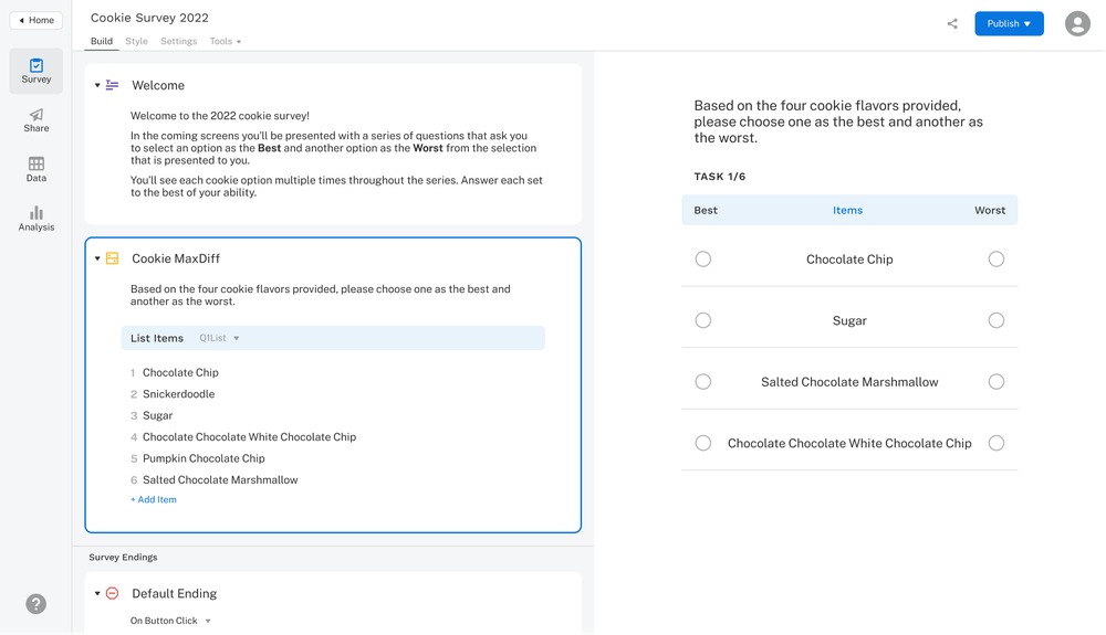 Sawtooth Software Discover Screenshot 1