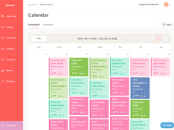 Easily build, view, and update your schedule.