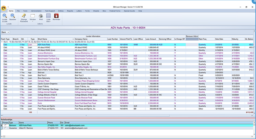 PCFS Solutions Loan Manager Screenshot 1