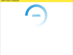 SBA Public Datasets Screenshot 1