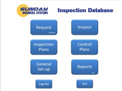 SBS Inspection Database Main Menu