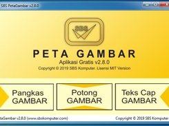 Tampilan Awal Aplikasi PetaGambar