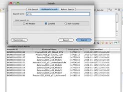 Integrated Biomodels Search