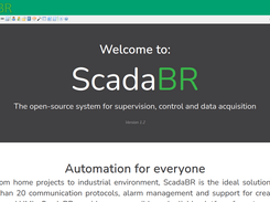 ScadaBR 1.2 new Help & Welcome page