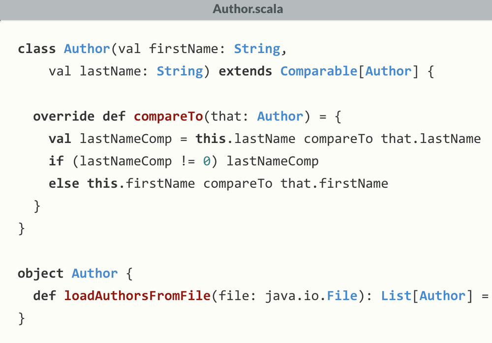 Scala Screenshot 1