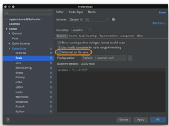 scalafmt Screenshot 1