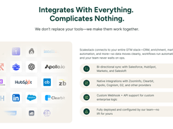 AI agents connect tools, data sources, records, and signals across your systems— bi-directionally and in real time. Nothing gets lost, nothing stays stale.