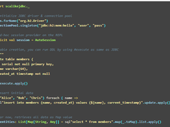 ScalikeJDBC Screenshot 1