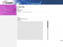 SCAMPI-Web: Job creation
