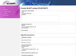 SCAMPI-Web: BLAST task creation