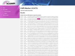 SCAMPI-Web: CAPS marker result