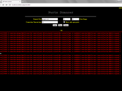 Scanning result example
