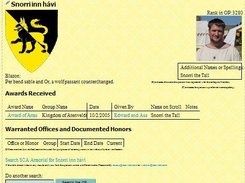 Member screen