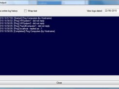2. Log file viewer