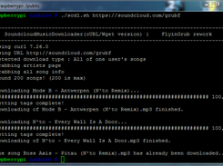 SoundcloudDownloader - Bash Screenshot 1