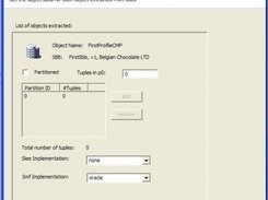 Profile specification dimensionning tool.