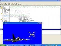 sceneMax in action - the editor and the projector