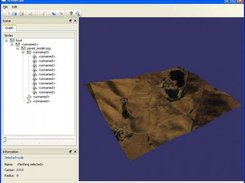 Early screenshot of SceneEdit.