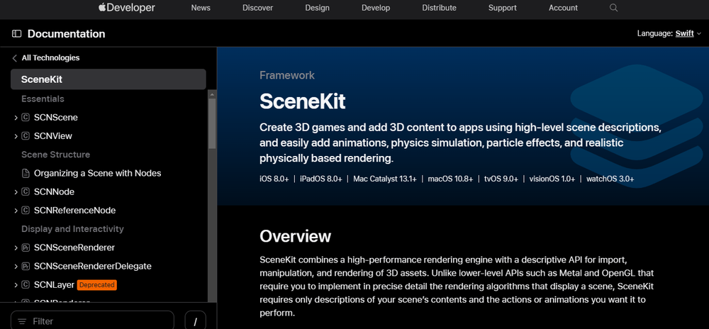 SceneKit Screenshot 1